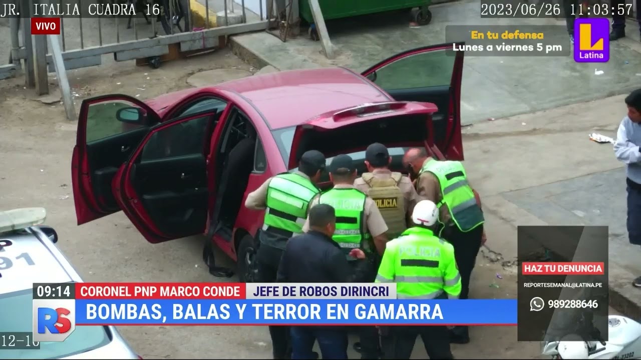 Gamarra bajo ataque: Cr&oacute;nica del cinematogr&aacute;fico robo en el emporio comercial