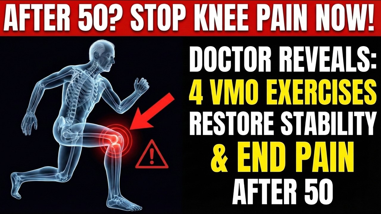 Doctor Reveals: 4 VMO Exercises That Restore Knee Stability & End Pain After 50