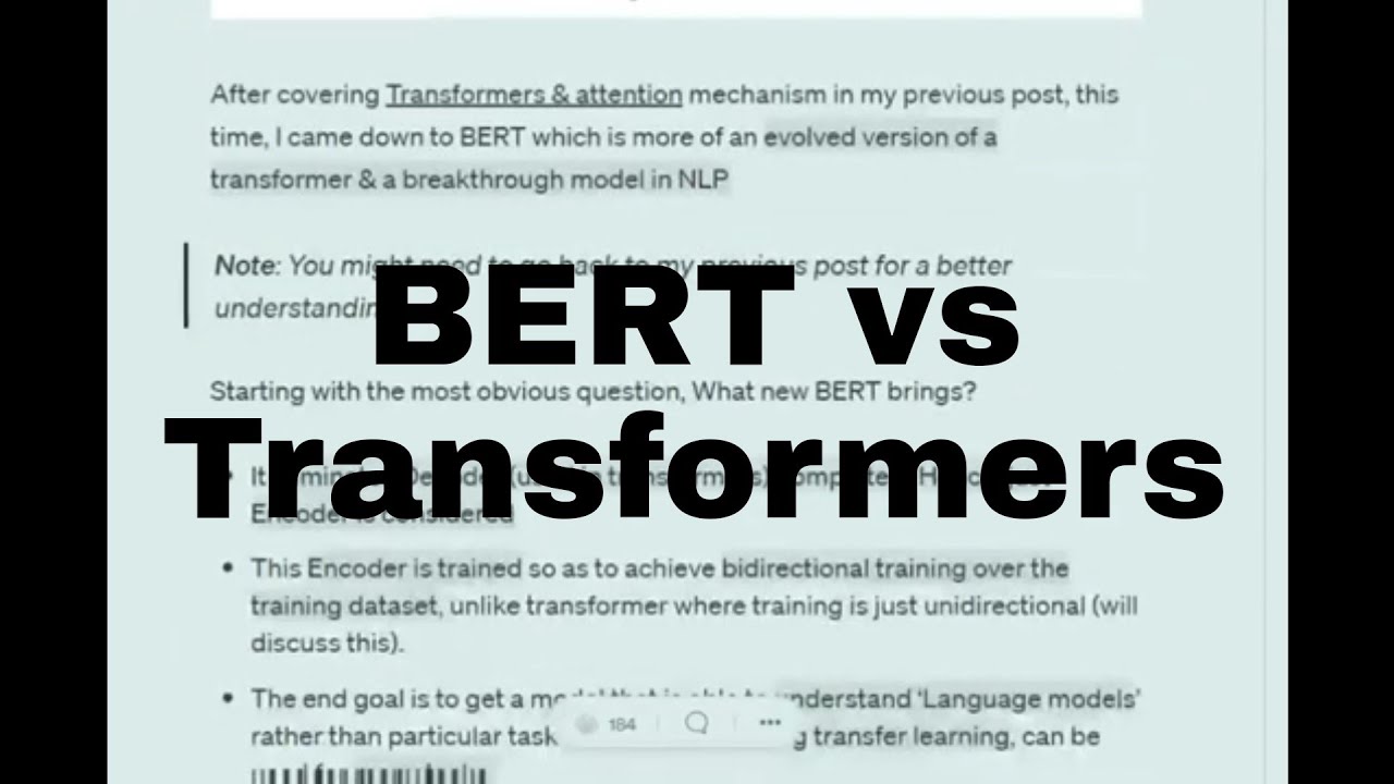 Difference between BERT and Transformers