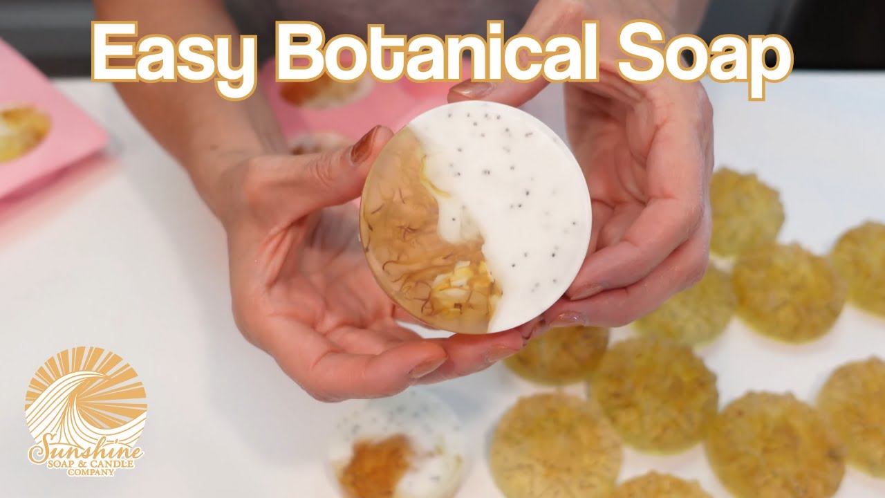 How to Make Melt and Pour Soap with Botanicals | Step-by-Step Soapmaking Guide Recipe Included