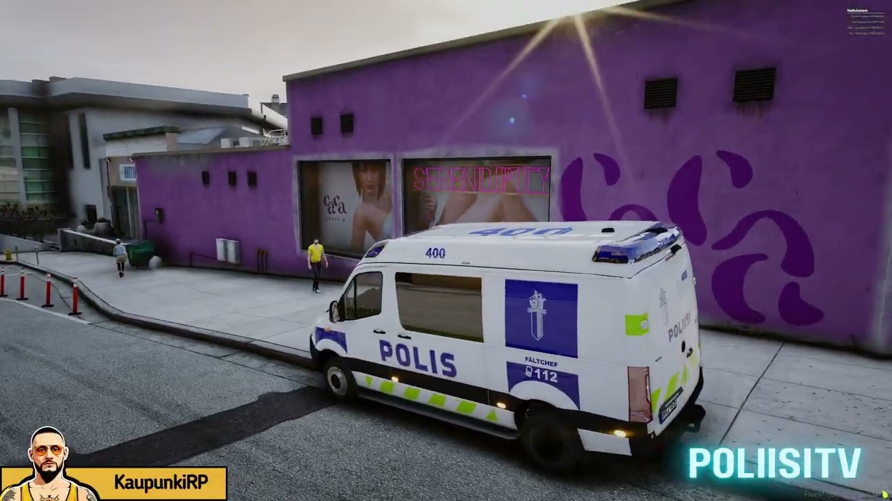 KaupunkiRP Live Stream 2026-02-09 / PoliisiTV