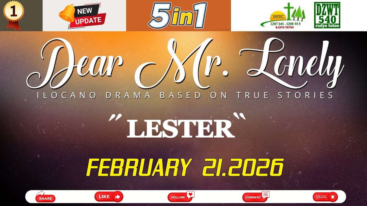 Dear Mr. Lonely - LESTER | New Update 5IN1 | Ferbuary 21.2026 | #dearmrlonelyaudio