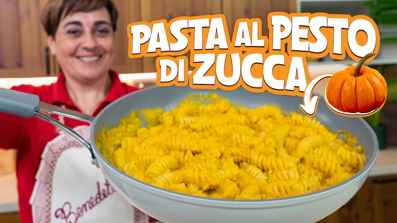 PASTA AL PESTO DI ZUCCA Ricetta Facile - Fatto in Casa da Benedetta