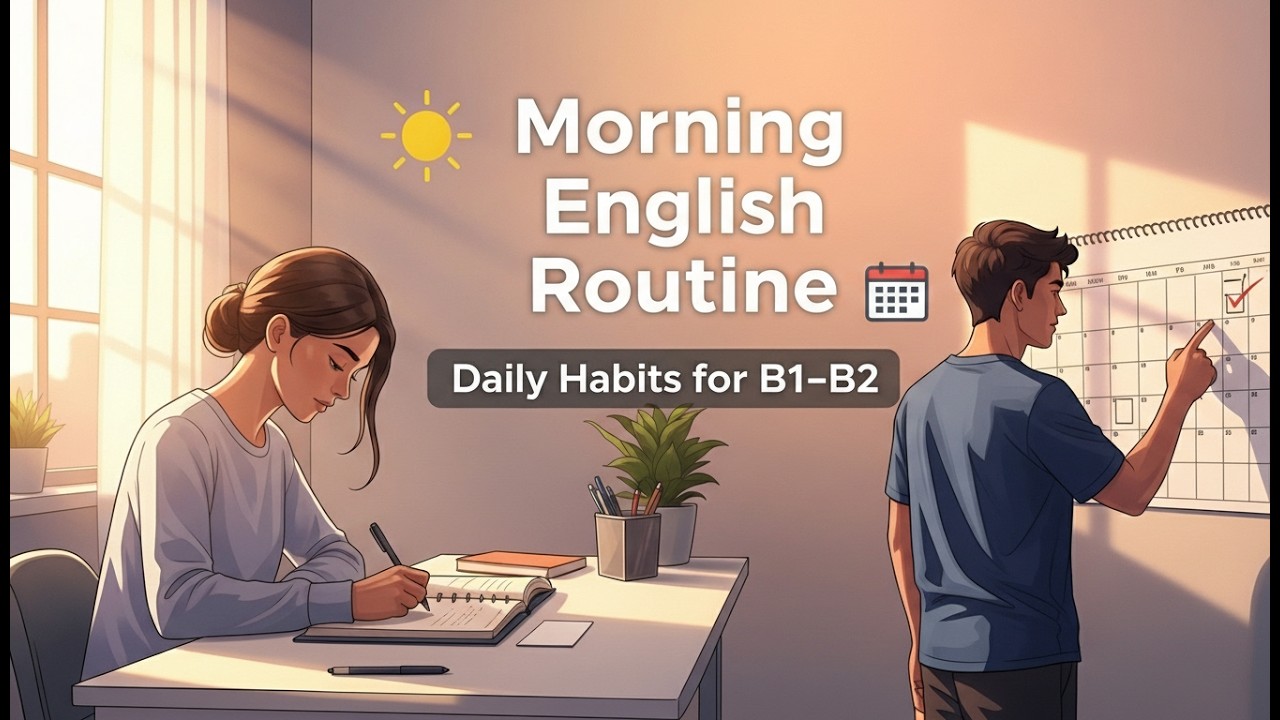 Improve Your ENGLISH with Simple Morning Routines? |  Learn English | English Conversation