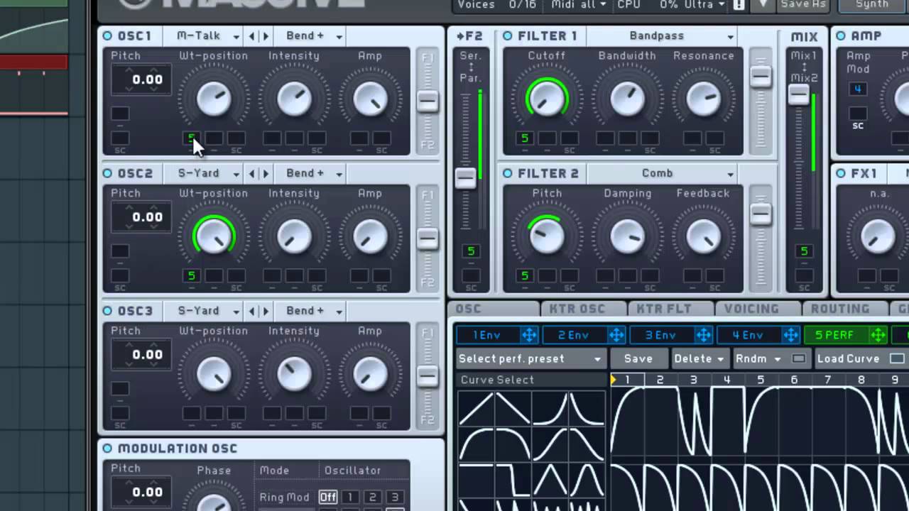 Skrillex Style Bass in Native Instrument's Massive