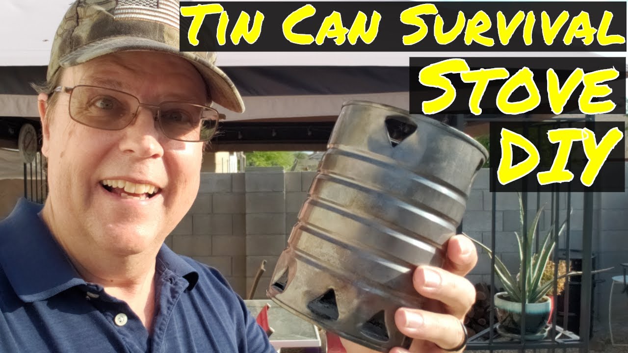 DIY - Tin Can Survival Cook Stove