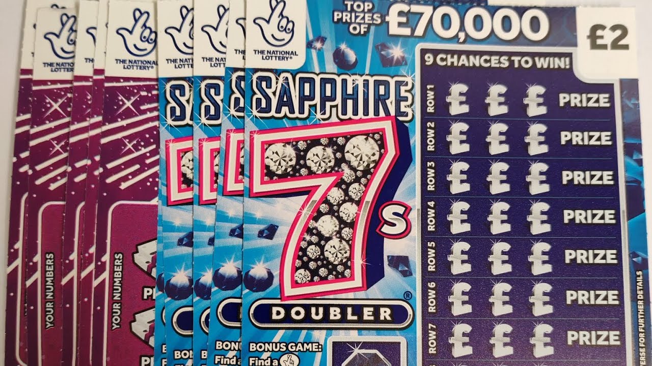 10x purple v sapphire 7s  doubler scratch cards &pound;20 in play