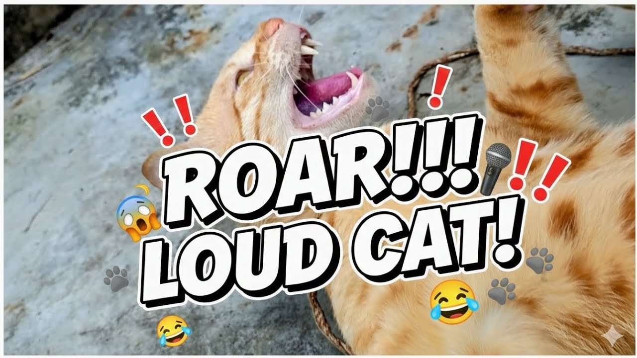 Iska Gala Kharab Ho Jayega! 😱📢 (Don't Miss the End) #FunnyCats #CatLovers