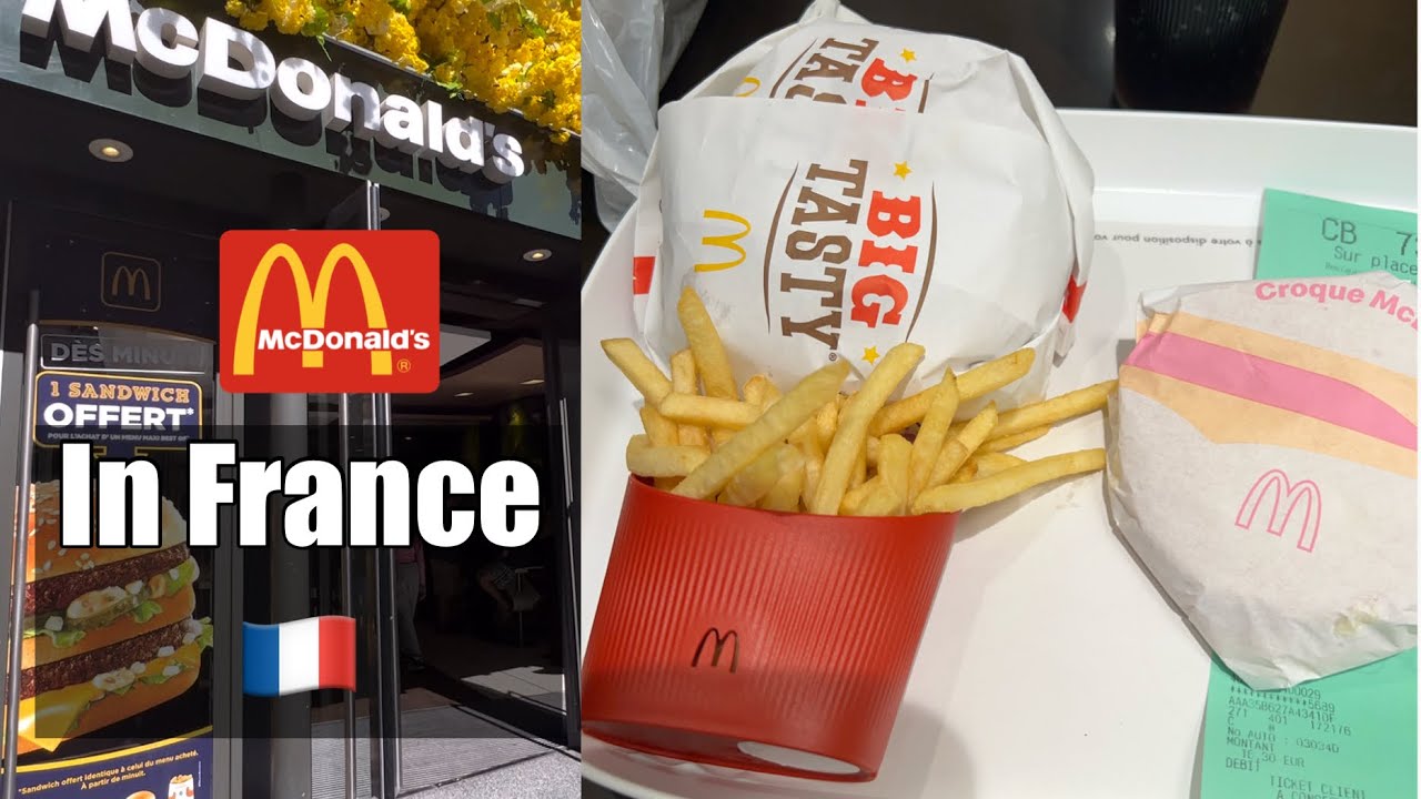 McDonald&rsquo;s In Paris | Croque McDo & Big Tasty Review