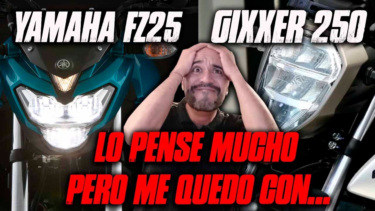 Lo pensé mucho pero me quedo con... FZ25 O GIXXER 250?