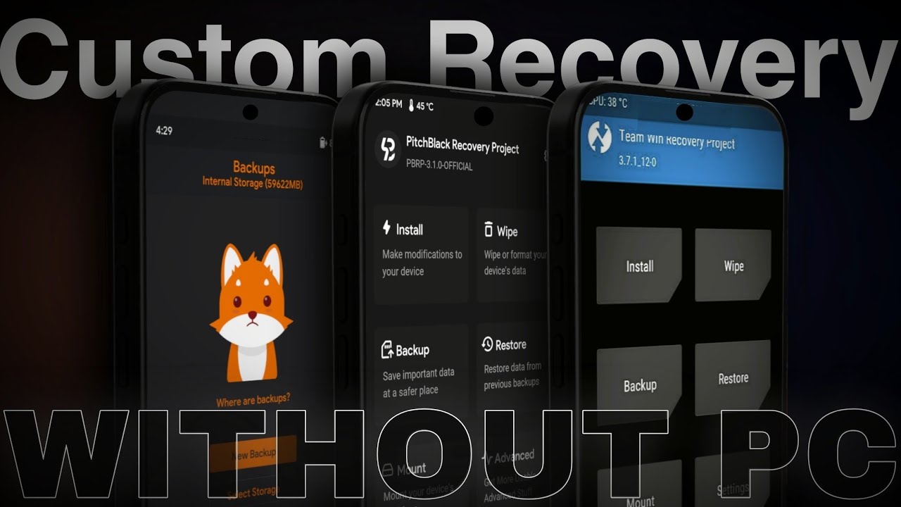 With & #WithoutPC || Ultimate Guide To Flash Custom Recovery & Roms On Any Device #twrp #orangefox