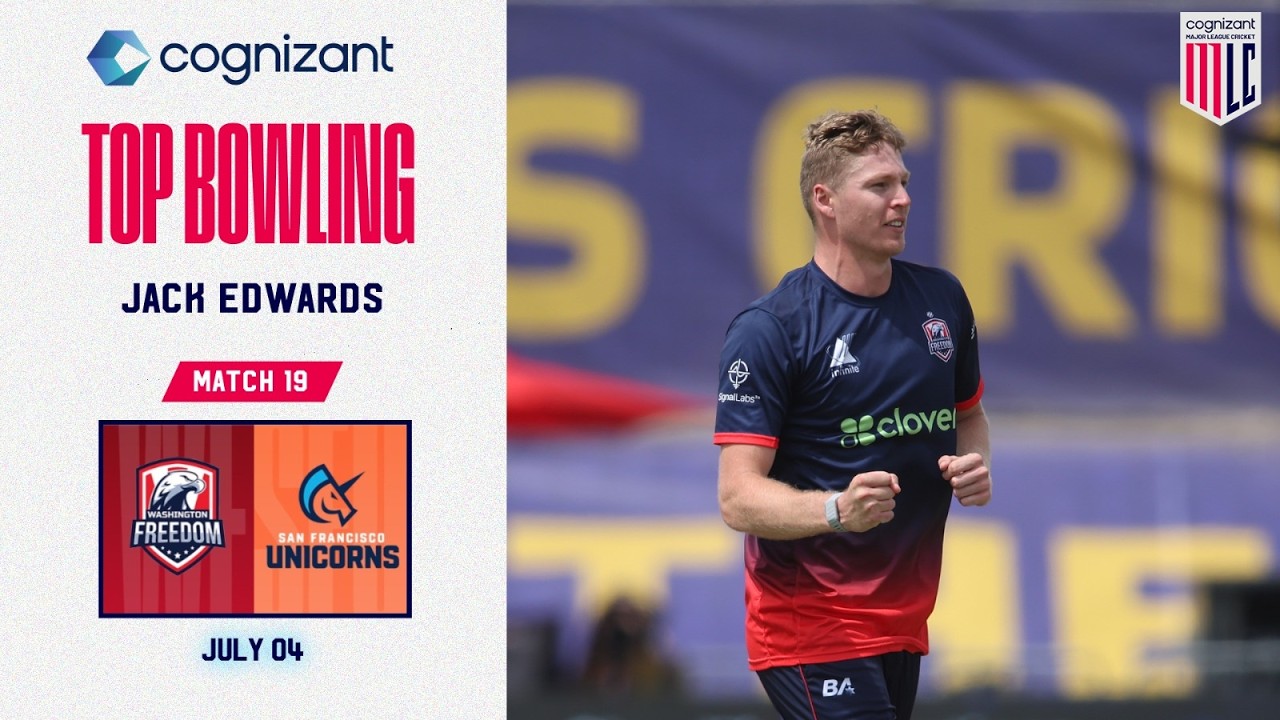 Jack Edwards Game Changing Spell | Cognizant Major League Cricket 2026