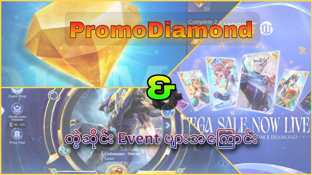 PromoDiamond နဲ့ တွဲဆိုင်း Event များအကြောင်း