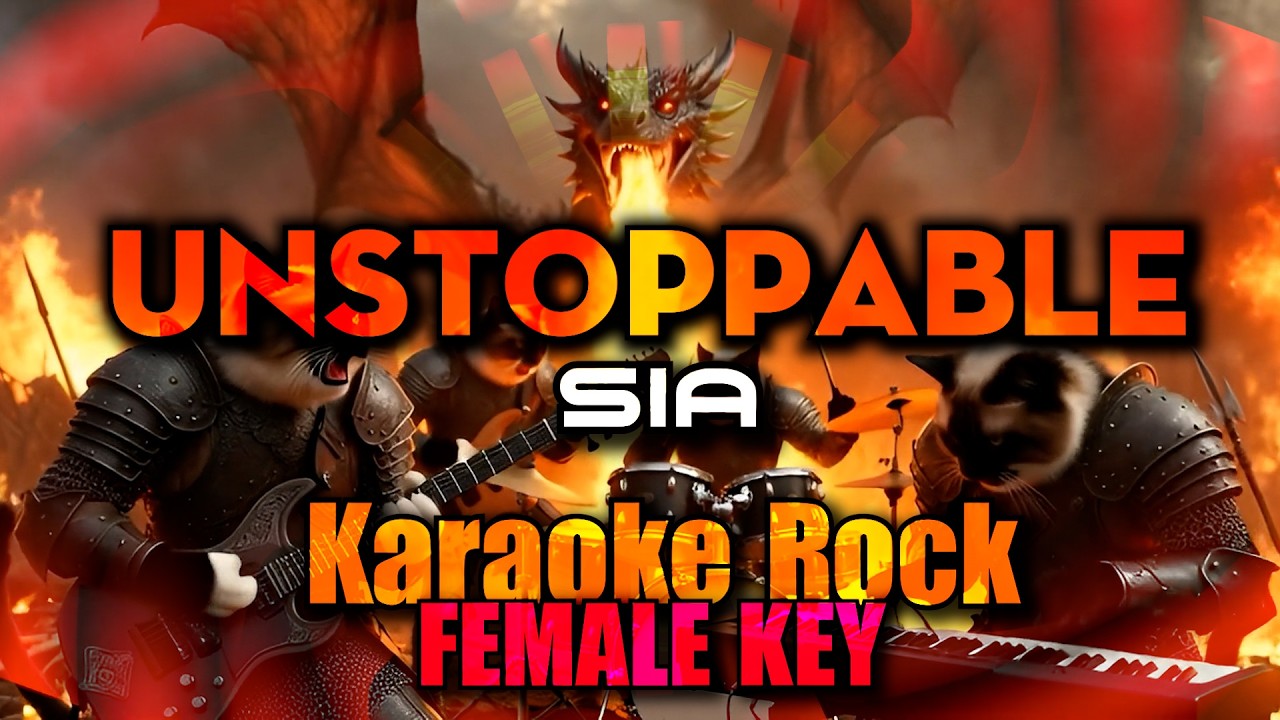 KARAOKE ROCK Unstoppable (Sia) SiameseCat Karaoke Rock