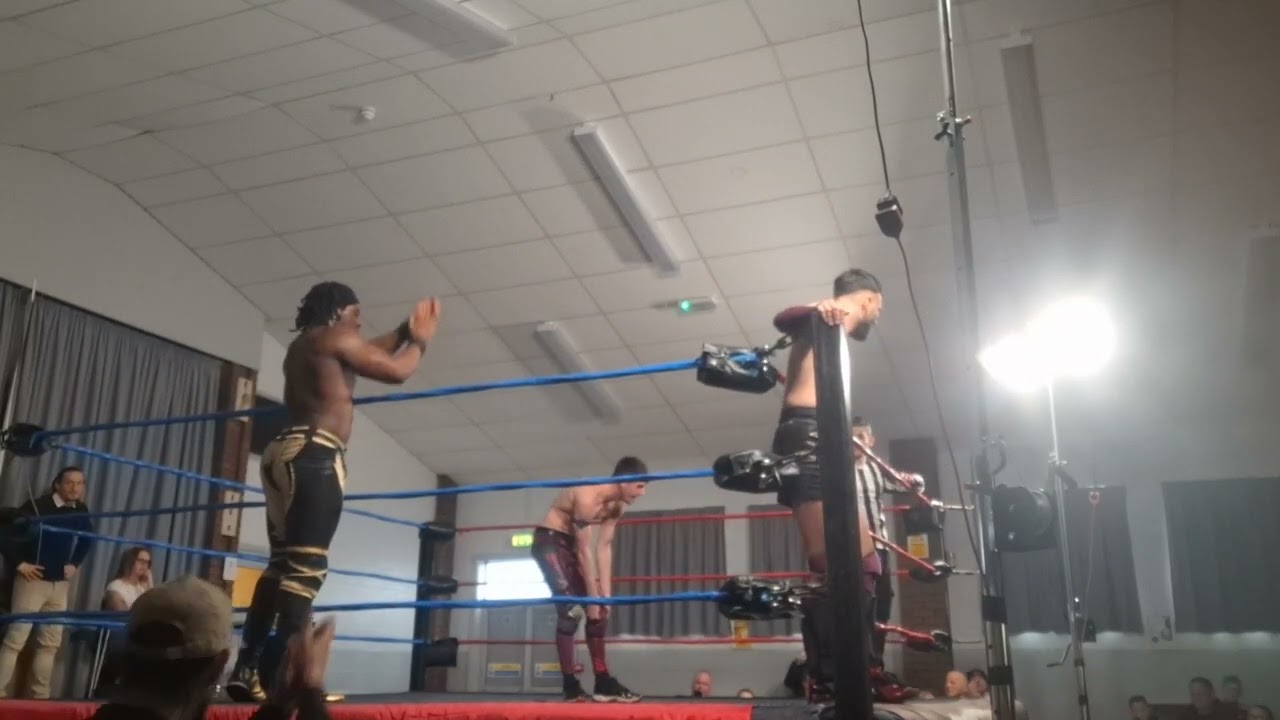 Wrestlseforce at Thurrock Grays Big steppas vs Black and Gold
