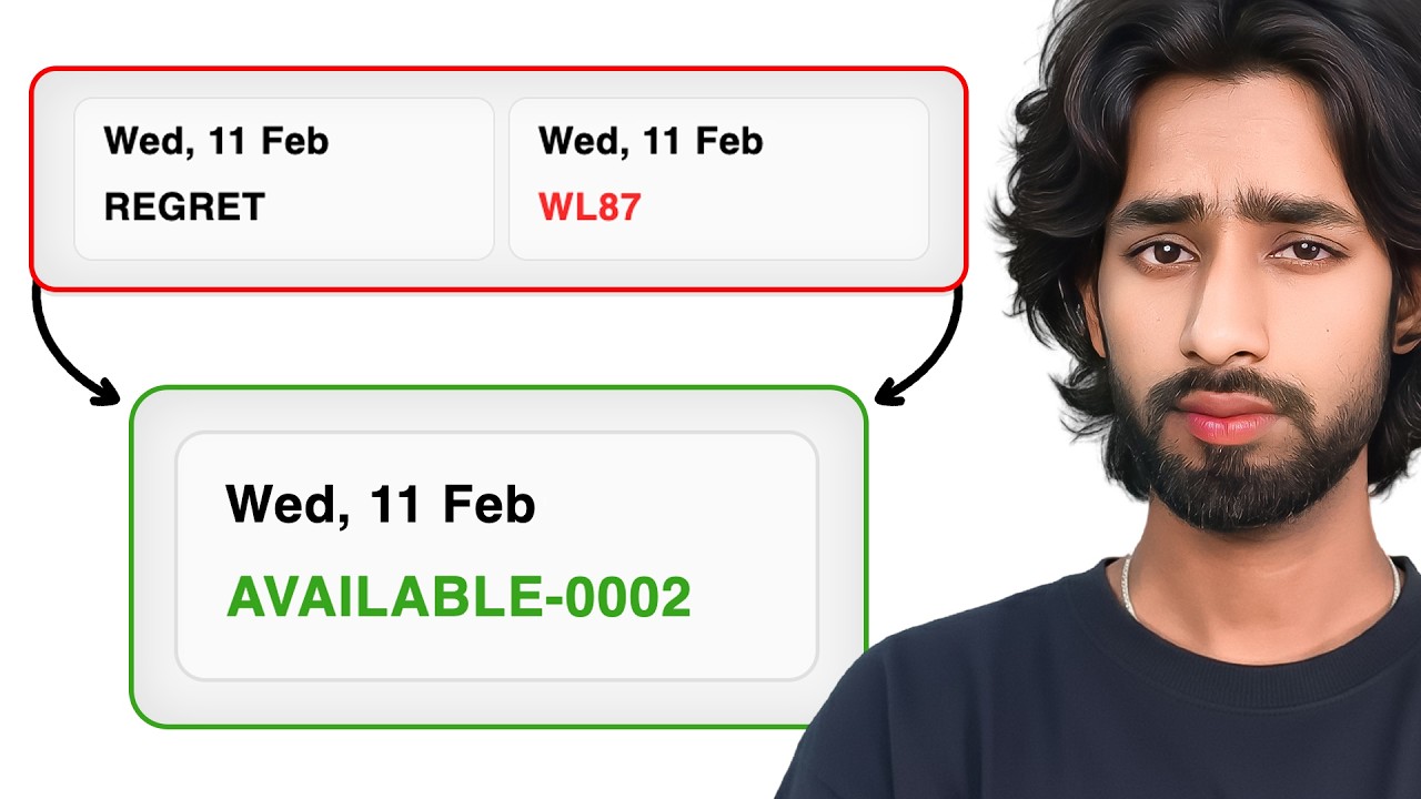 REGRET / WL ke Baad Ticket Kaise Confirm Kare? | IRCTC Seat Booking Trick 2026