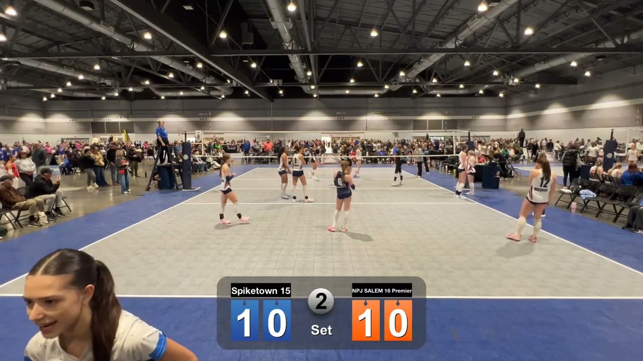 PLQ 2 pool play match 2 Spiketown 15 v NPJ Salem 16 premier set 2