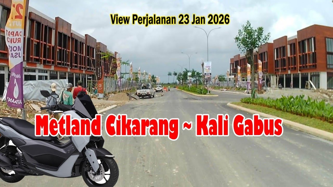 Perjalanan Metland Cikarang ~ Kali Gabus