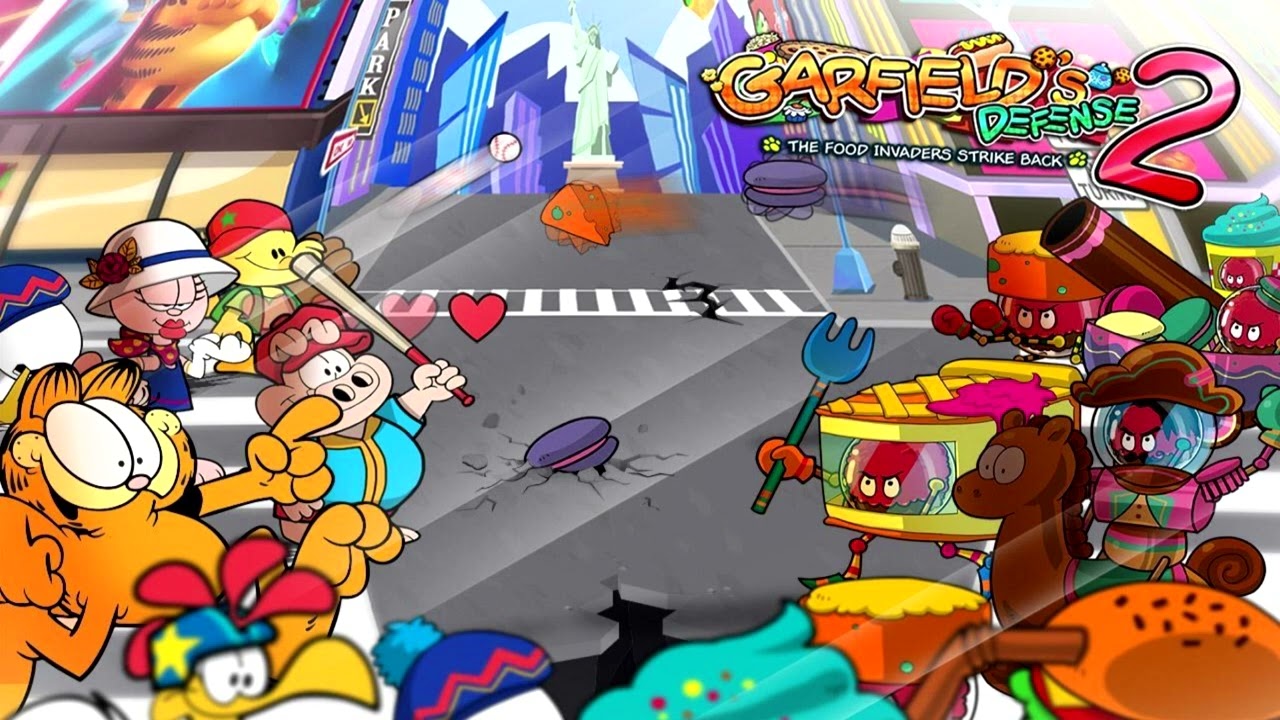 Xmas Town/Santa's Village - Garfield's Defense 2: The Food Invaders Strike Back