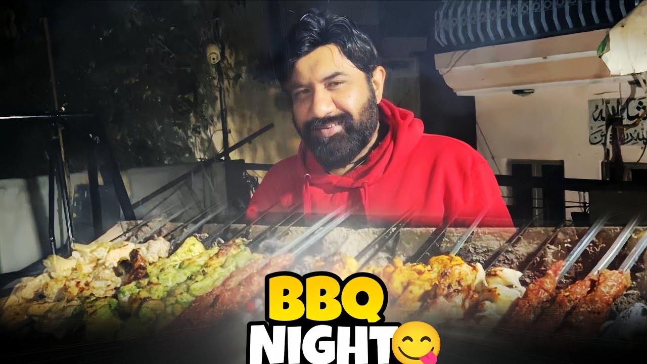 BBQ Night 🍖😋 | Aj Bar BQ kiya | Full Enjoy | Lahori Desi Vlogs