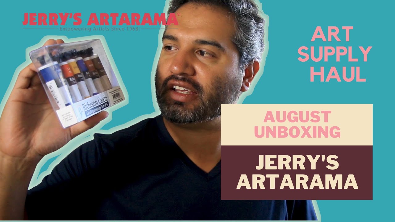 ART SUPPLY HAUL Jerry's Artarama Unboxing August 2021