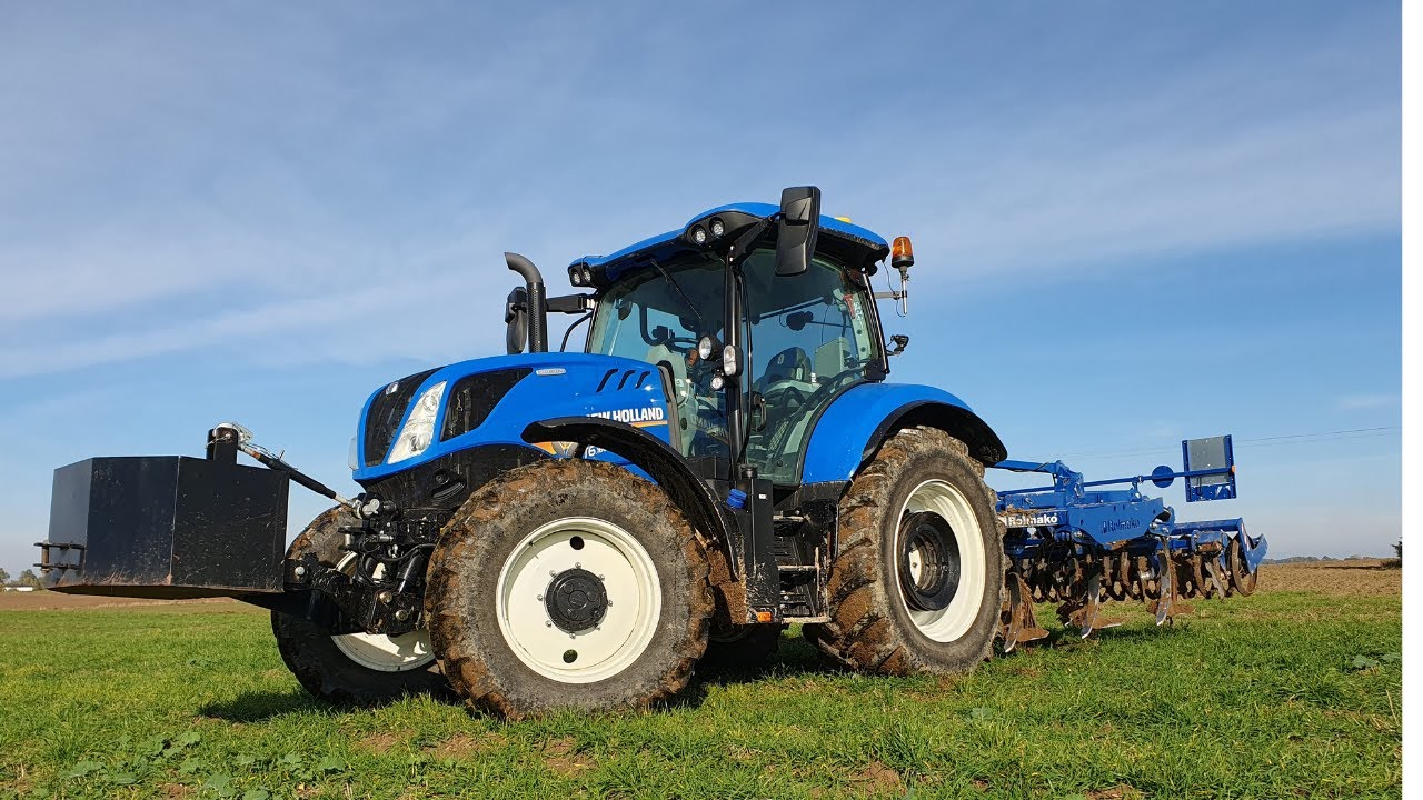 Rolmako U436 + New Holland T6.160 200KM. Najmocniejszy Polski Bezorkowiec. Test na podcinaczach