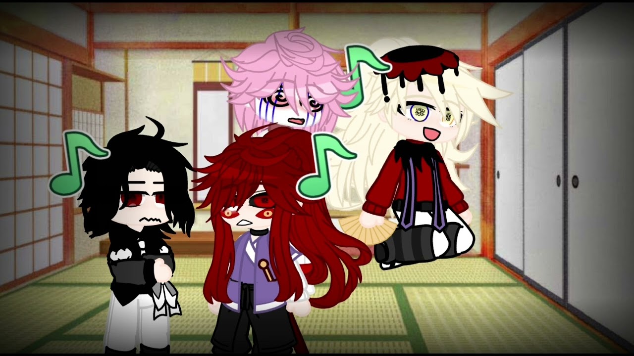The uppermoons + Muzan catches Douma singing for the first time! 🤔😃