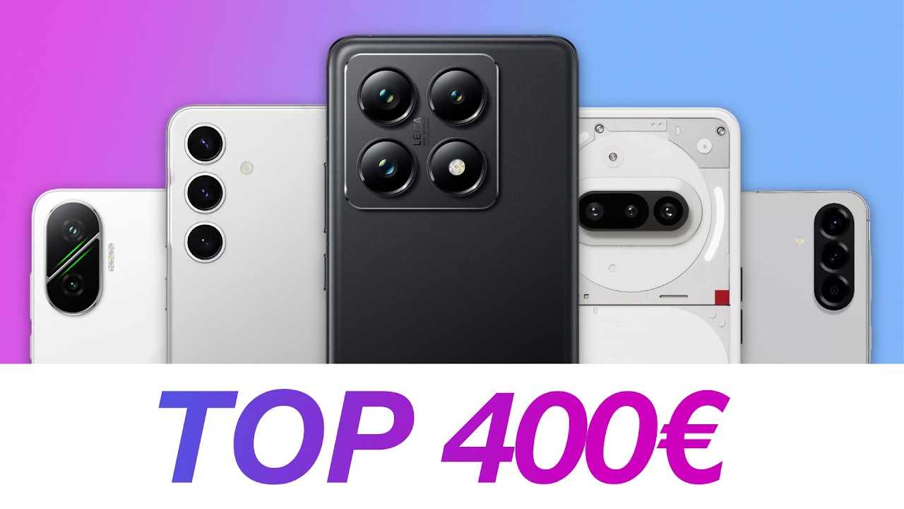 Die Top 5 Smartphones unter 400 &euro; (2025)