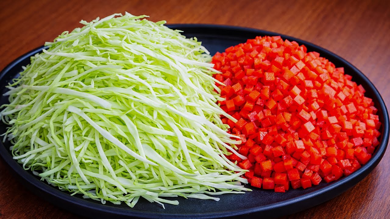 양배추가 집에 있다면 이렇게 꼭 드셔 보세요👍! 간단하지만 맛있는 양배추 요리😃! 양배추 요리