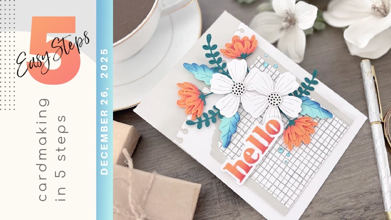 Stop Ignoring Your Old Stash - Let's USE it! | Quick 5-Step Card Tutorial