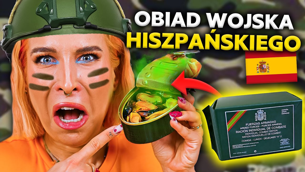 CO JEDZĄ ŻOŁNIERZE HISZPANII NA OBIAD? 🇪🇸 Hiszpańskie racje wojskowe MRE | Agnieszka Grzelak Vlog