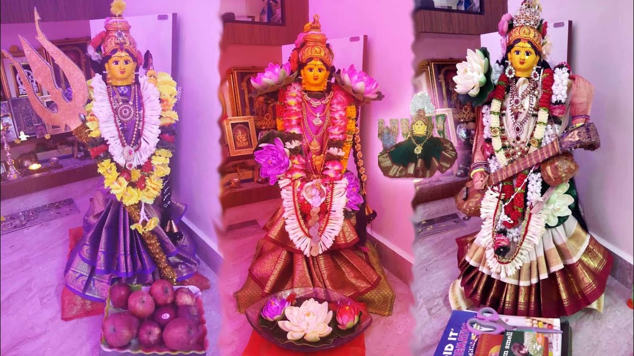 Navarathri 2020 Golu Amman | Durgai/Lakshmi/Sarashwathi | Navarathri Golu Decoration Ideas