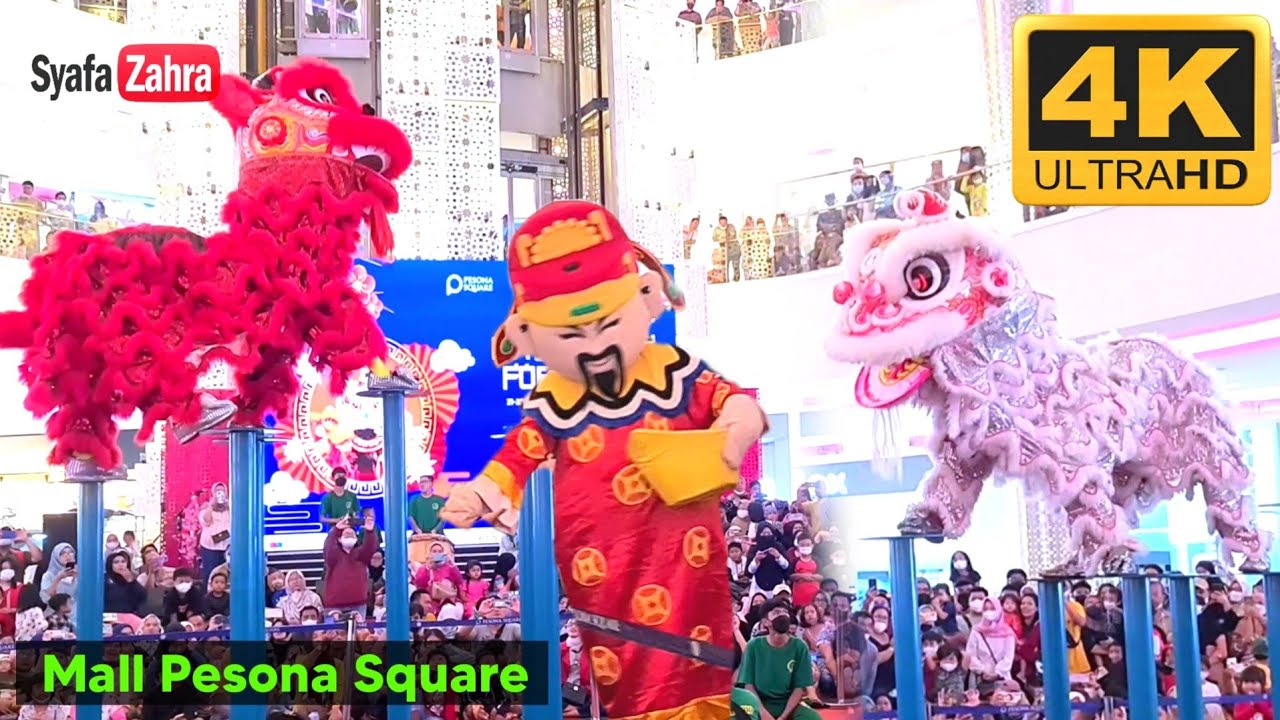🔴 Double Lion Dance cny 2023 - Barongsai Tonggak Terbaru (舞獅 Múa Lân)