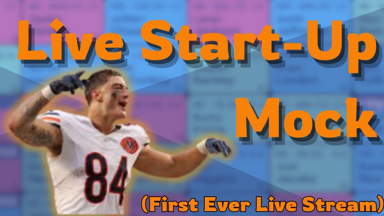 Live 2026 Dynasty Startup Mock Draft | Strategy and Player Value