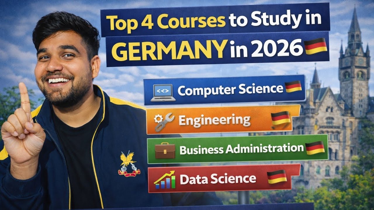 Top 4 Courses to Study in Germany in 2026 🇩🇪 | High Demand & Career Scope