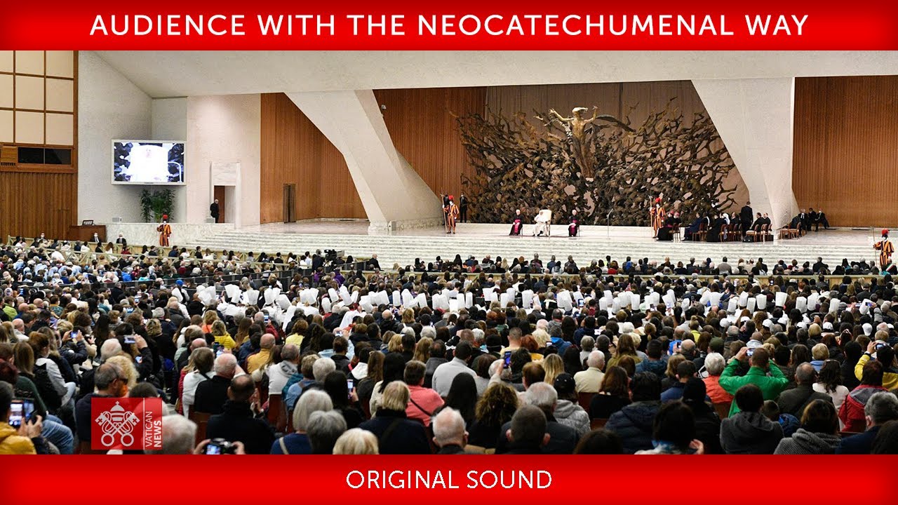 27 June 2022, Audience with the Neocatechumenal Way Pope Francis