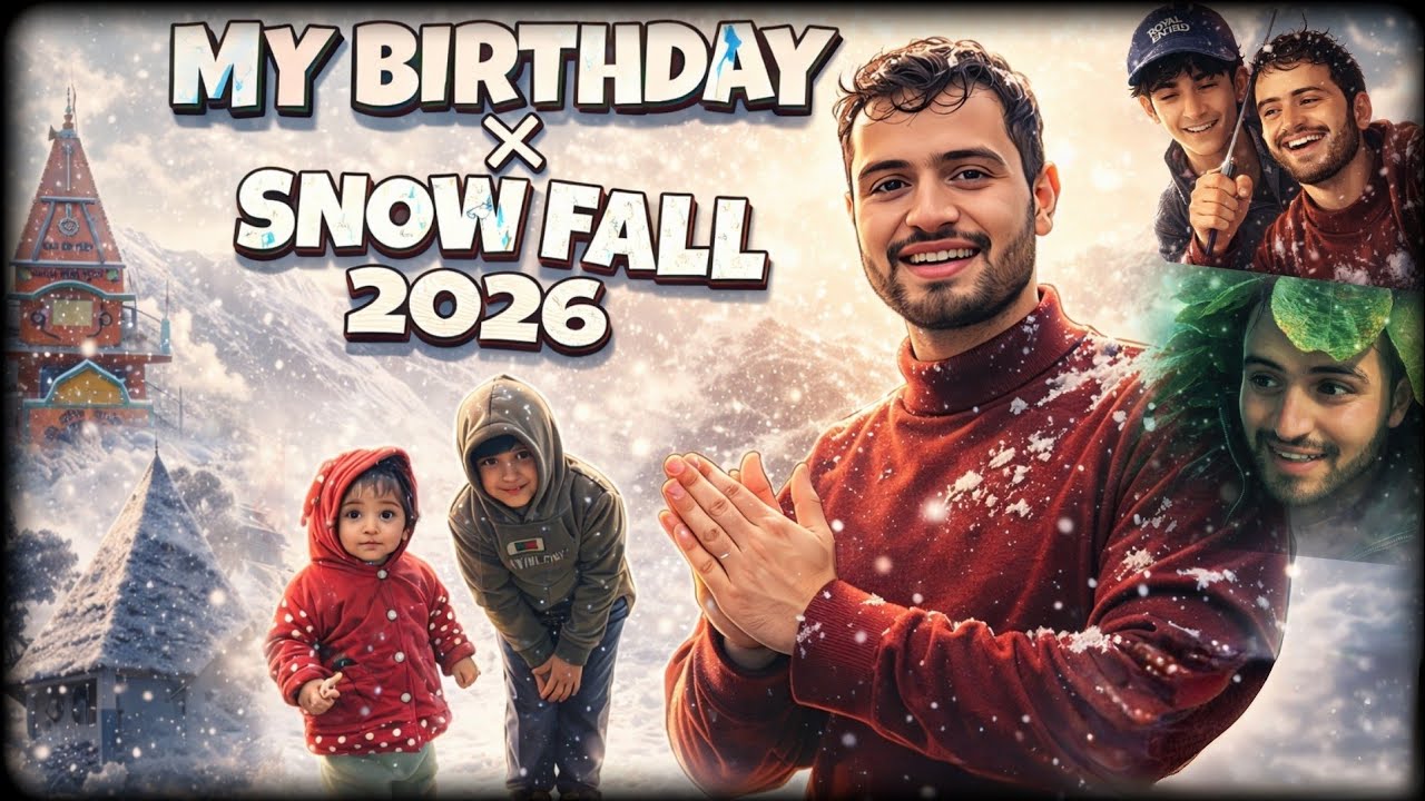 My birthday 🎂 × Special Snow vlog ❄️ #paharivlogs | Vishu hyper