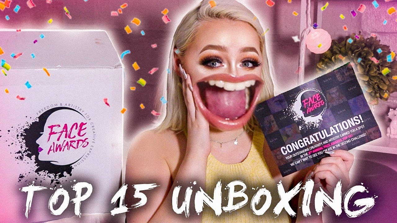 NYX COSMETICS FACE AWARDS 2019 TOP 15 UNBOXING | #McCREW