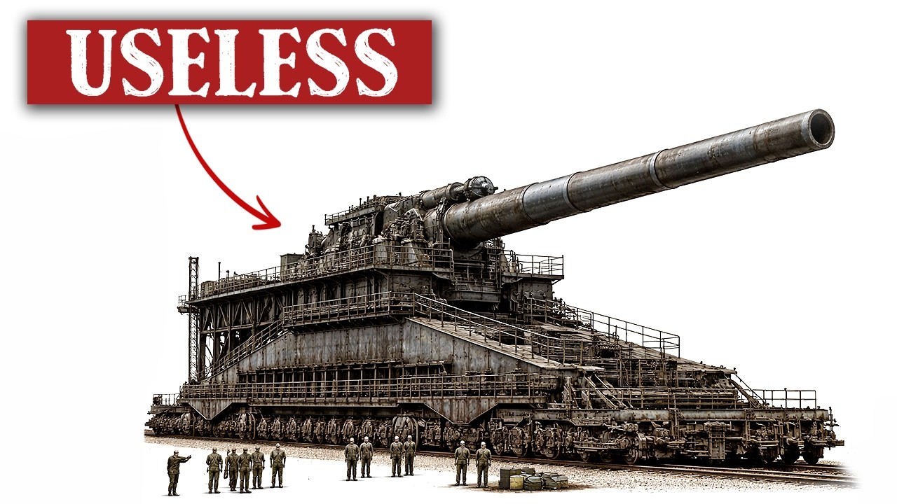 Why This 'Monster' German Gun Took 4,000 Men To Fire A Single Shot