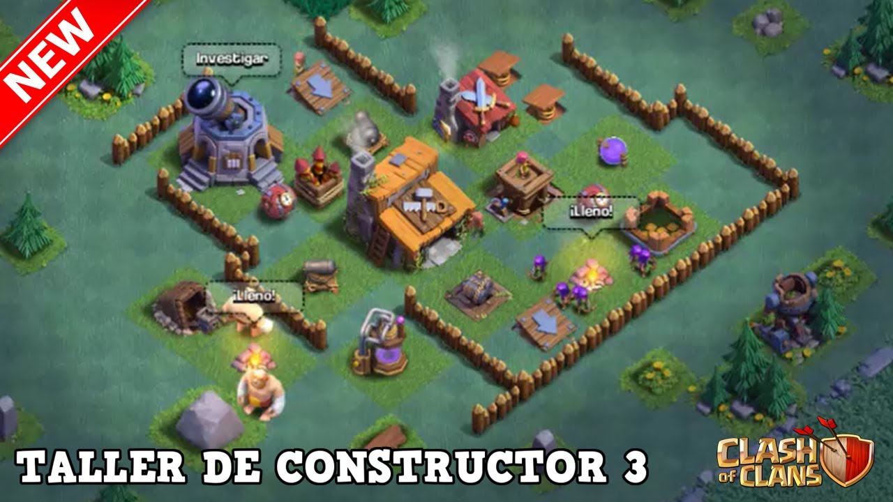 ¡ALDEA TALLER DEL CONSTRUCTOR NIVEL 3! Clash of Clans || IvaanRo23