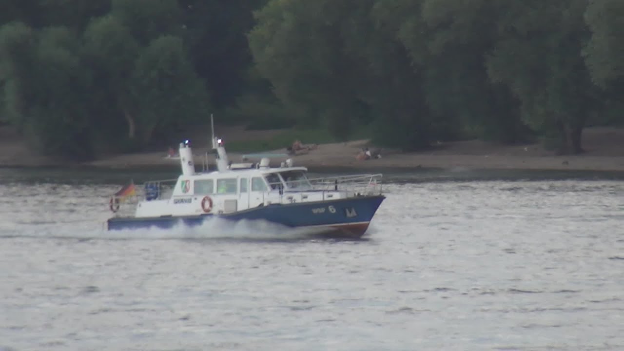 Einsatzfahrt Streifenboot Wiking 6 WSP NRW WSPW K&ouml;ln