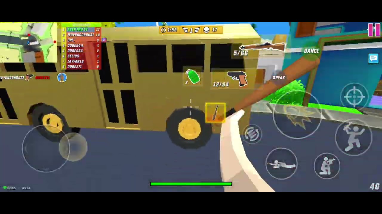 Bat + sniper gameplay 24 kill (:
