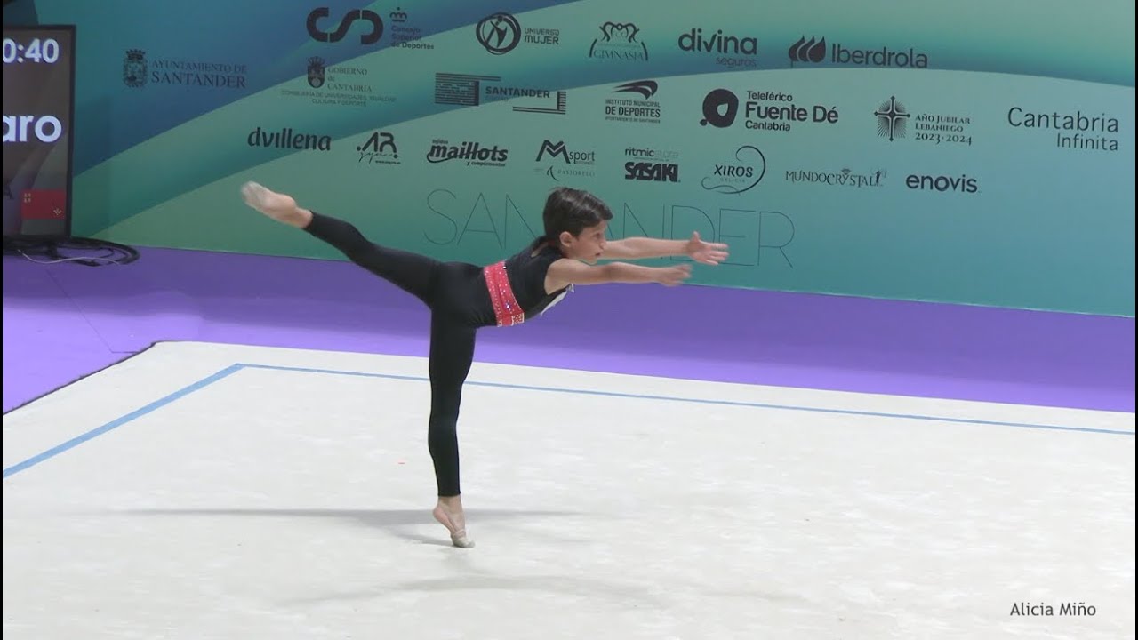 Álvaro Herrera - Cto. de España Rítmica Masculina Santander 2023 - Manos libres
