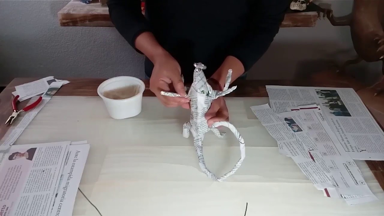 Elaboración de Alebrijes en Cartonería - JAVIER JUÁREZ ORTEGA