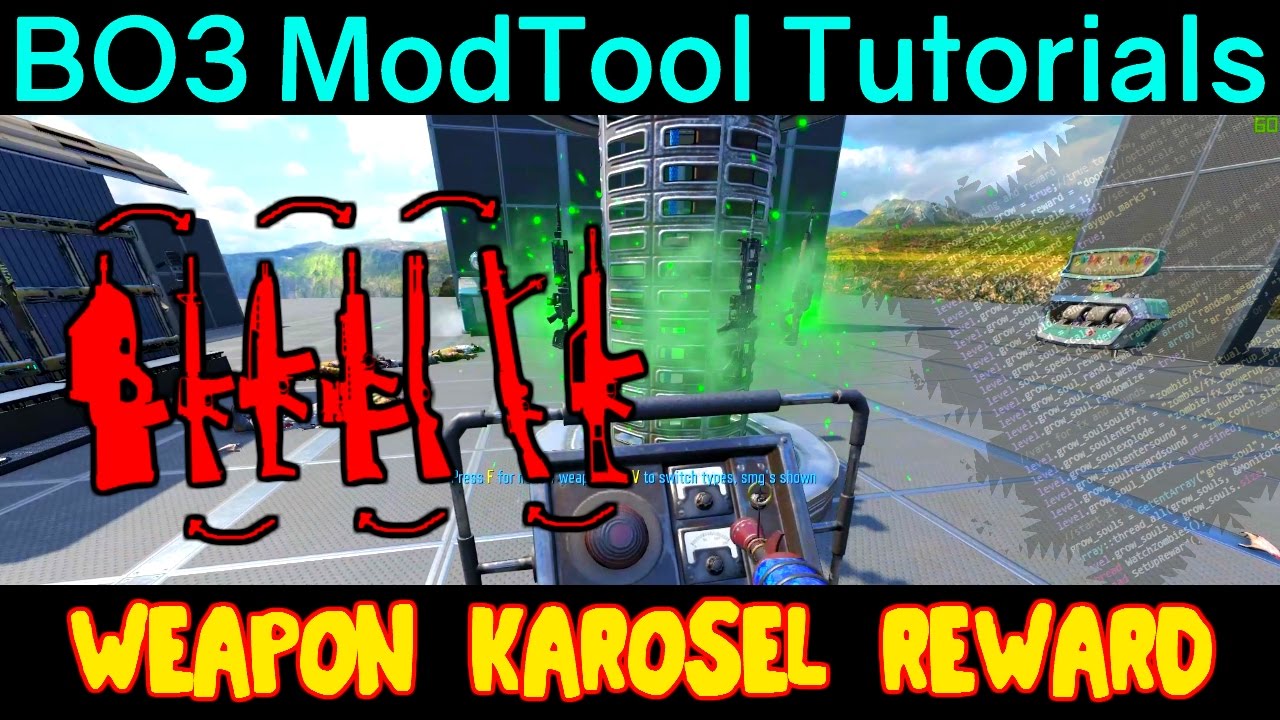 [Tut] EPIC WEAPON KAROSEL TUTORIAL FREE GUNS IN CUSTOM ZOMBIES! BLACK OPS 3