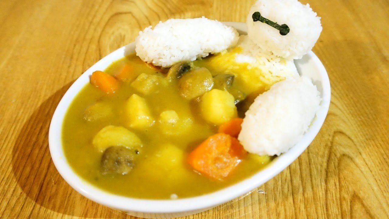 Prepare Cute Baymax in a Curry Tub - DIY Food & Drinks - Guidecentral
