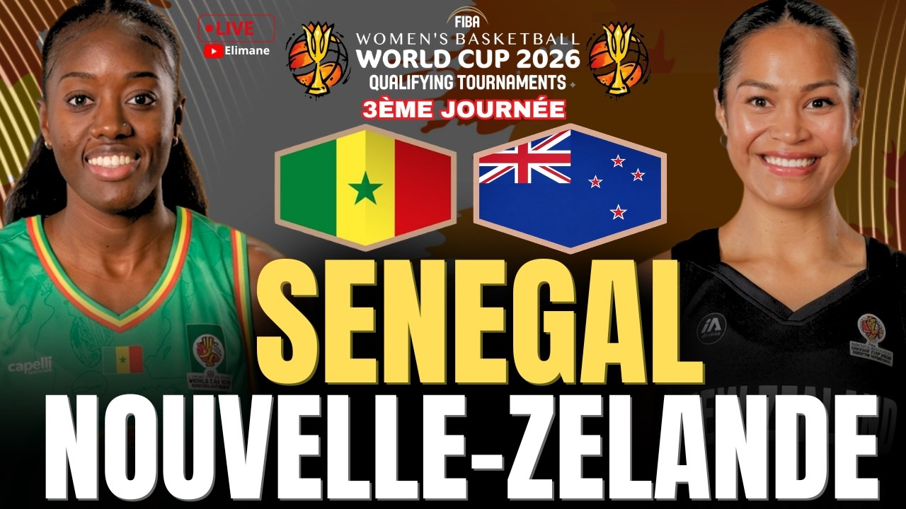 🔴 SÉNÉGAL - NOUVELLE-ZÉLANDE LIVE 🔥 DERNIÈRE CHANCE POUR LES LIONNES ! QUALIFS MONDIAL FÉMININ 2026