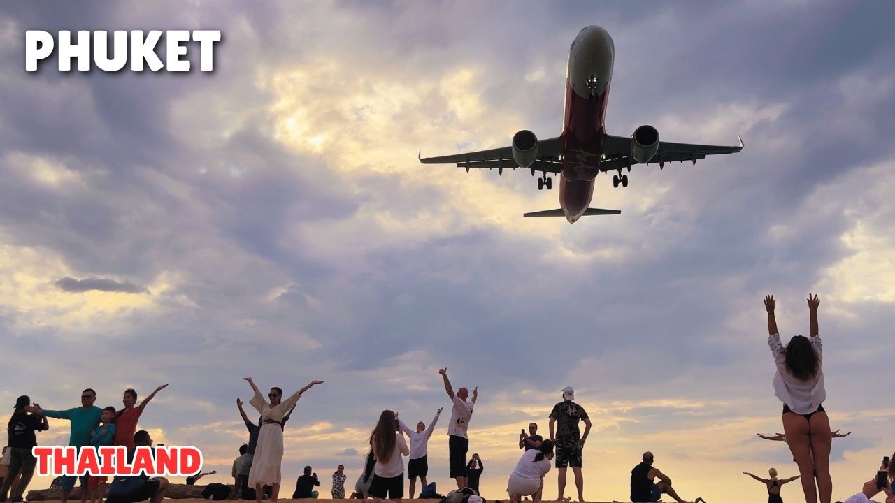 Maho Beach of Asia! - A High Octane Airplane View Point in Thailand | Mai Khao Beach Thailand Tour