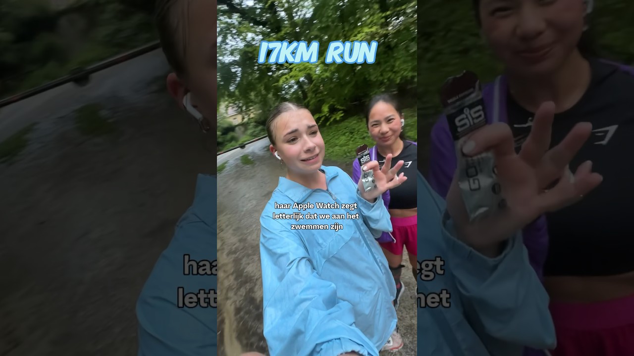 17km hardlopen in de regen🏃🏼&zwj;♀️🌧️