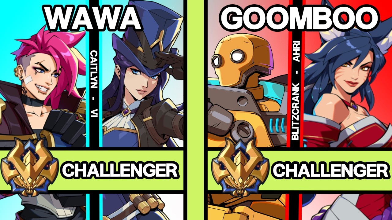 2XKO ▰ WAWA (Caitlyn-Vi) vs GOOMBOO (Blitzcrank-Ahri) ▰ 2XKO Pro Replays